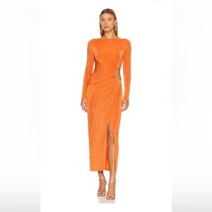 Significant Other Ivy midi dress in clay